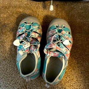 Girls Keen water shoes.